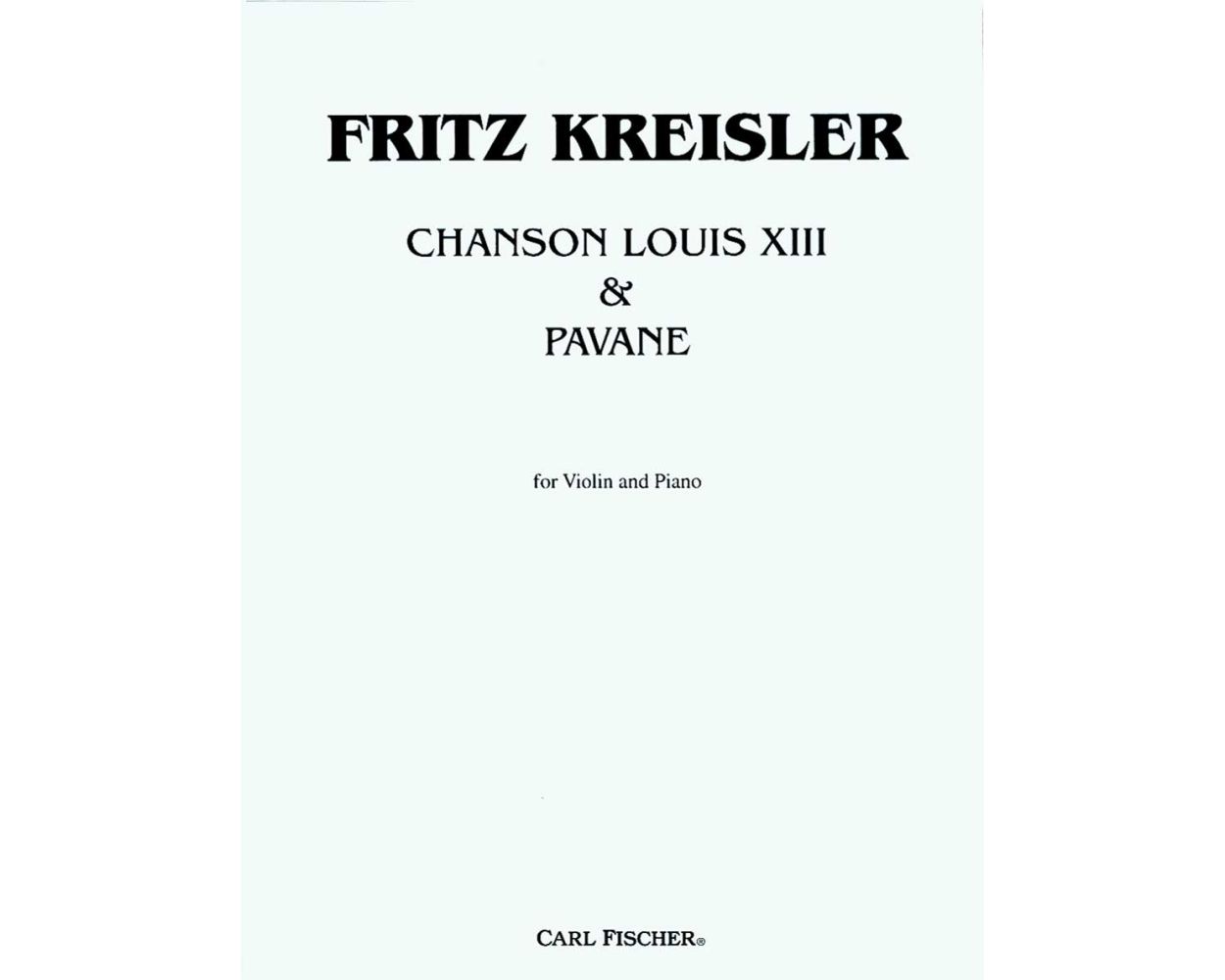 Chanson Louis XIII & Pavane